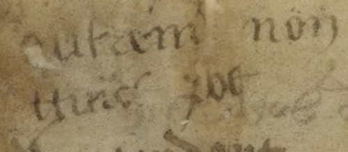Le mot de Guyot Pot dans les signatures du liber amicorum des premiers folios du Chartier de Marie de Clèves. Paris, Bnf, Ms. fr. 20026, fol. Av.