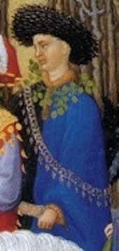 Très Riches Heures de Jean de Berry, Chantilly, Musée Condé, Ms. 84, vers 1415-1416, le mois de mai (détail)