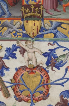 Bréviaire de Martin d’Aragon. Paris, BNF, Ms. Rotschild 2529, fol. 17v. (détail)