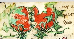 la devise d’Edouard Ier de Portugal dans le Virtuosa Bemfeitora, bibliothèque municipale de Viseu