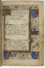 Armes, chiffre et mot de Marie de Clèves. Recueil des Oeuvres de Chartier de Marie de Clèves (Paris, Bnf, Ms. fr. 20026) Armes, chiffre et mot de Marie de Clèves. Recueil des Oeuvres de Chartier de Marie de Clèves (Paris, Bnf, Ms. fr. 20026)