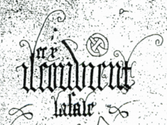 Le mot, chiffre et devise d'Antoine de la Sale. Carpentras, Bibliothèque Inguimbertine, Ms. 38, fol. IIIv. Le mot, chiffre et devise d'Antoine de la Sale. Carpentras, Bibliothèque Inguimbertine, Ms. 38, fol. IIIv.