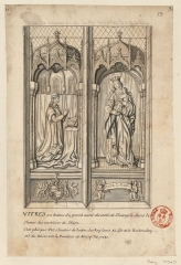 Le mot, le portrait et les armes de Philippe Pot sur le vitrail offert aux Cordeliers de Dijon et relevé pour F.-R. de Gaignières (BnF, Est. RESERVE Pe-4-Fol.) Le mot, le portrait et les armes de Philippe Pot sur le vitrail offert aux Cordeliers de Dijon et relevé pour F.-R. de Gaignières (BnF, Est. RESERVE Pe-4-Fol.)