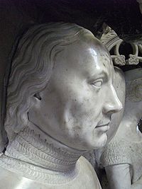 Le gisant d'Olivier de Clisson à Notre-Dame du Roncier à Josselin