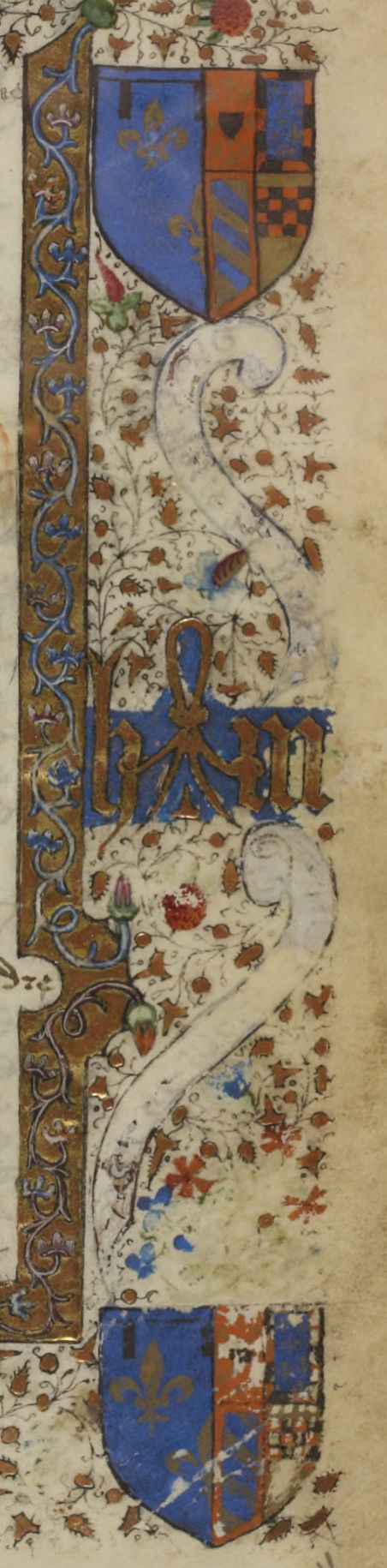 Recueil des Oeuvres de Chartier de Marie de Cl&egrave;ves (Paris, Bnf, Ms. fr. 20026), d&eacute;tail.